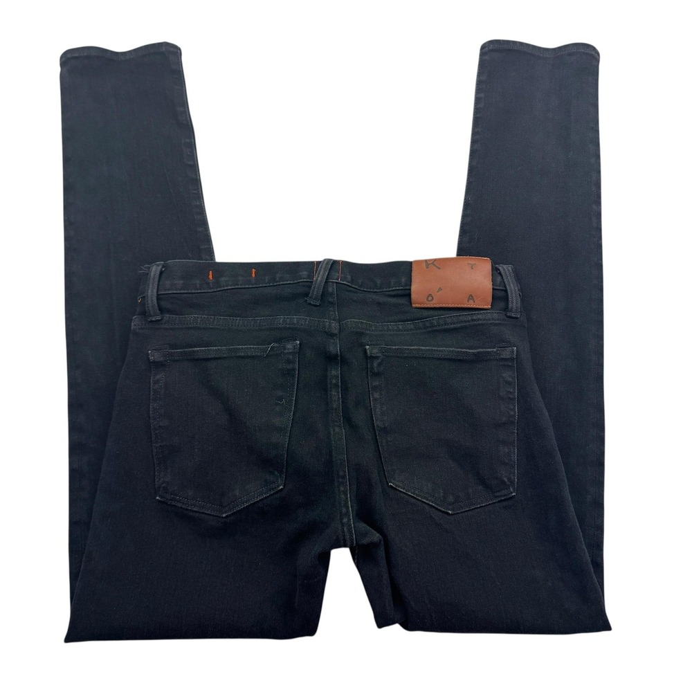 Hiroshi Kato Jeans Mens 31 x 31 Black Selvedge Denim Made USA Slim Fit 5-Pocket